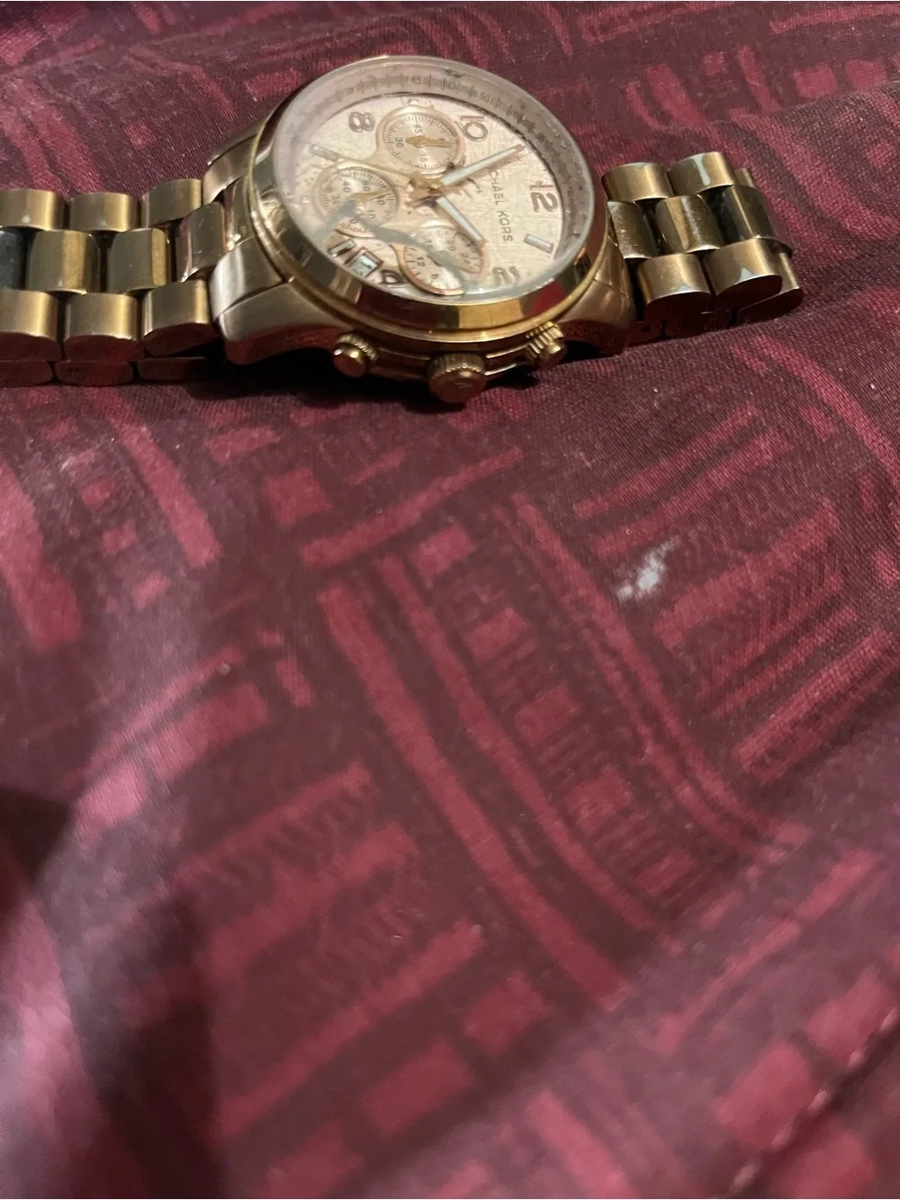 Michael Kors Rose Gold Stainless Steel Bracelet Watch